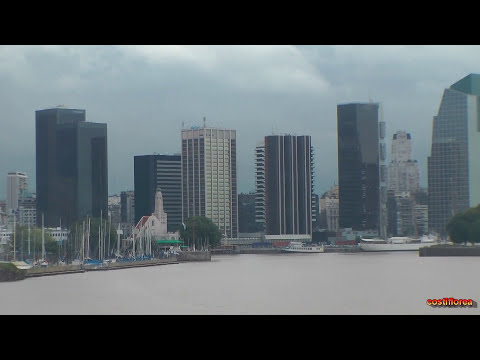 Uruguai, Montevidéu para Argentina, Buenos Aires com ferry-boat - América do Sul parte 31-Vídeo de viagem HD
