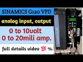 Wiring Up Analog I O For G120 Siemens G120 Drive Analog Input Output
