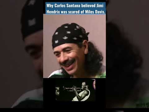 Carlos Satana says Jimi Hendrix was scared of Miles Davis. #shorts