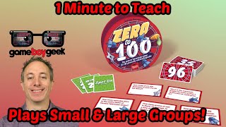 Zero to 100 Party Game Review