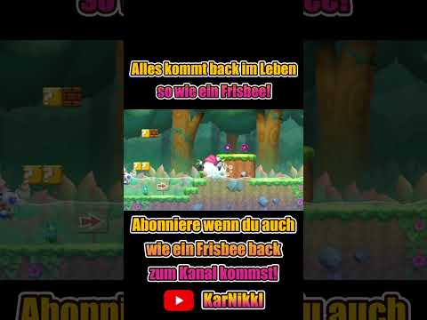 Alles kommt back im Leben so wie ein Frisbee - Mario Bros Wii Randomizer