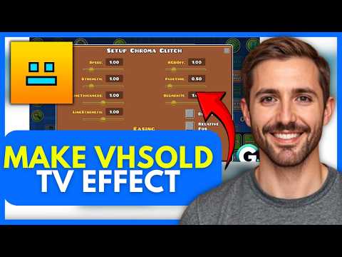 How To MAKE VHS/Old TV Effect In Geometry Dash (EASY) 2026