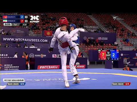 308 R64 Men  74kg KGZ MAKAROV R  IRI HOSSEINI M