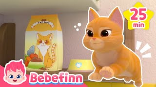 Download lagu 🐈 Boo The Cat and Friends @kikipuppupㅣBebefinn Best Nursery Rhymes and Stories for Kids mp3 Download lagu 🐈 Boo The Cat and Friends @kikipuppupㅣBebefinn Best Nursery Rhymes and Stories for Kids mp3