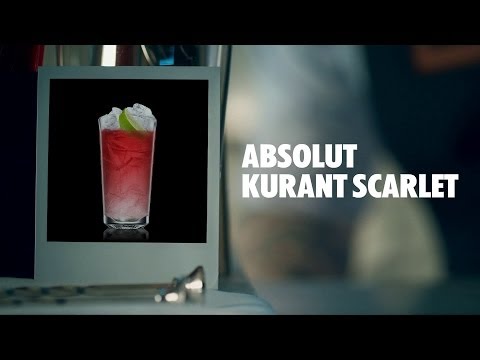 ABSOLUT KURANT SCARLET DRINK RECIPE - HOW TO MIX