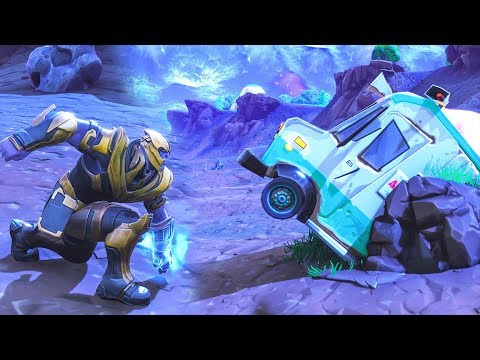 how long it takes thanos to destroy ice cream truck fortnite battle royale - ice cream truck fortnite marshmello