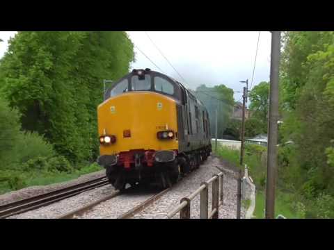 37610/37606 with 57003/57301 dit 6k73 Sellafield - Crewe flasks, 17th May 2016