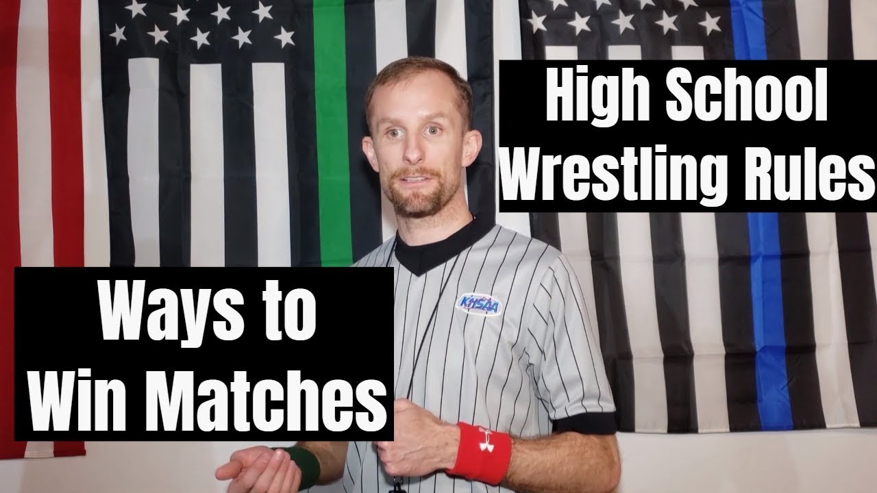 High School Wrestling rules #14: The ways you Win Matches