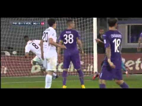 Goal Mounir Obbadi   Fiorentina 0 1 Hellas Verona 20 04 2015   Video Dailymotion