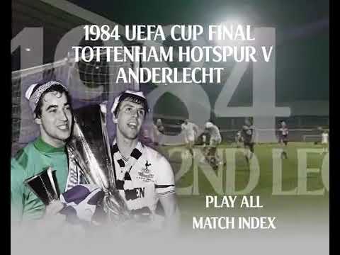 Tottenham Hotspur v Anderlecht..1984 UEFA Cup Final 2nd Leg (FULL MATCH)