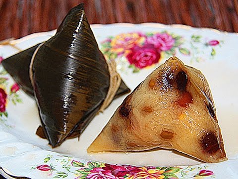 【田园时光美食】 粽子（台式肉粽、糯米豆棕及四种粽子包法）Rice dumplings（Zongzi）