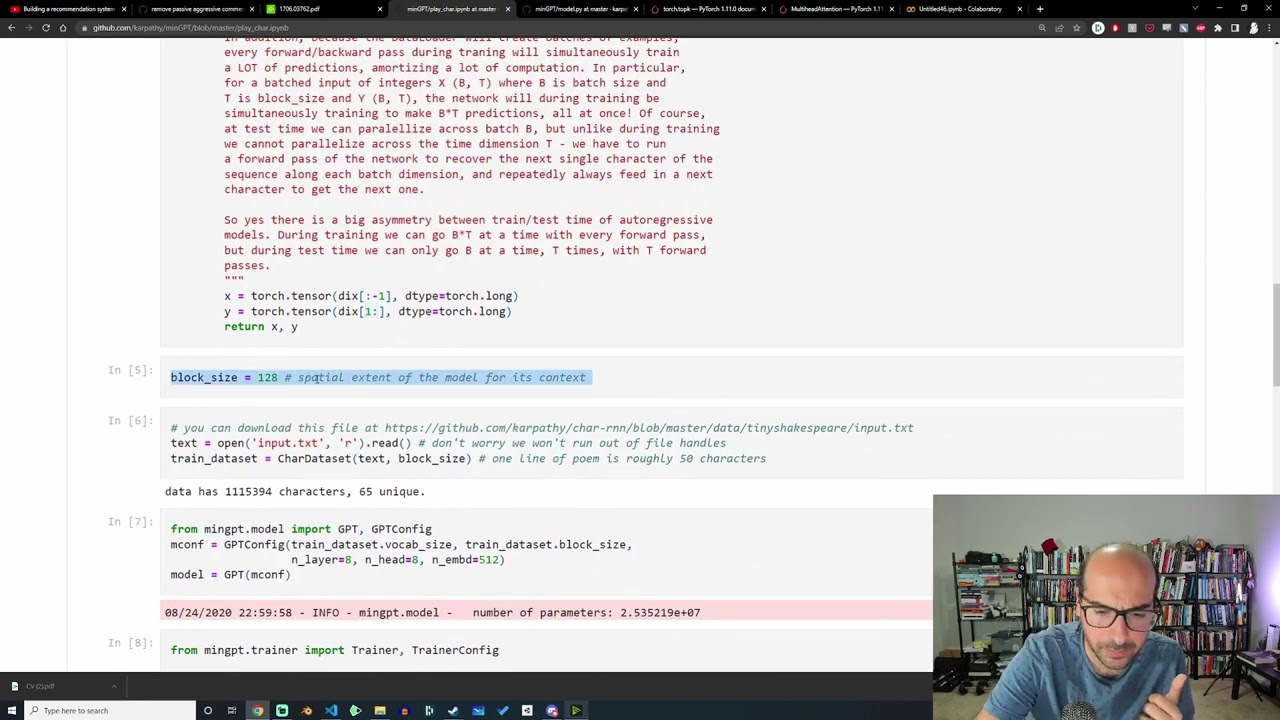 minGPT code walkthrough
