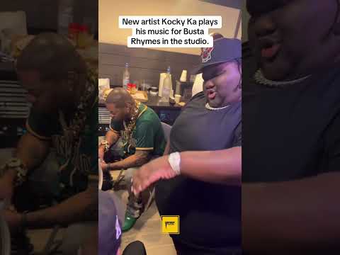 Busta Rhymes shook his head during this new artist listening session 😭