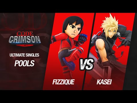 Code Crimson Ultimate Singles Pools - Fizzique (Mii Brawler) vs. Kasei (Cloud)