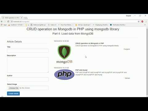 Load data from mongodb in php part4