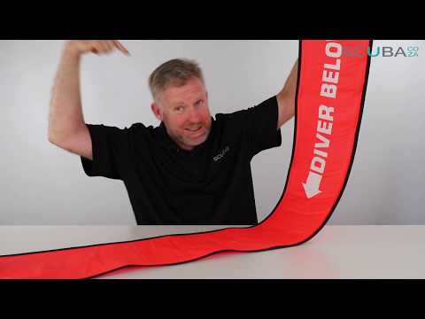 Scubapro DSMB inflator buoy, by Kevin Cook, SCUBA.co.za