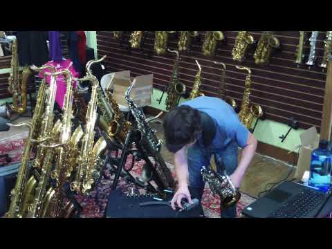 King VOX Octavoice Pickup + Selmer MarkVI alto sax neck image 10