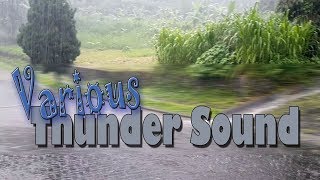 Download lagu SUARA HUJAN dengan Gemuruh Petir - VARIOUS RAIN Thunder Background sound FREE TO USE mp3