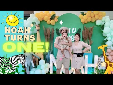 BABY NOAH'S 1ST BIRTHDAY QUARANTINE PARTY! | JOURNEY FROM 0 TO 1 YEAR OLD | Rhon & Pinchy Family