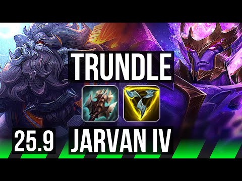 TRUNDLE vs JARVAN IV (JGL) | EUW Diamond | 25.9
