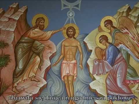 Epiphany troparion in different languages and melodies