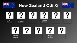 New Zealand All Time Odi Xi