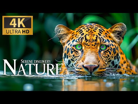 Serene  Discovery Nature 4K 🐆 Exploring Relax Animals Wildlife Movie with Calm Relaxing Piano Music