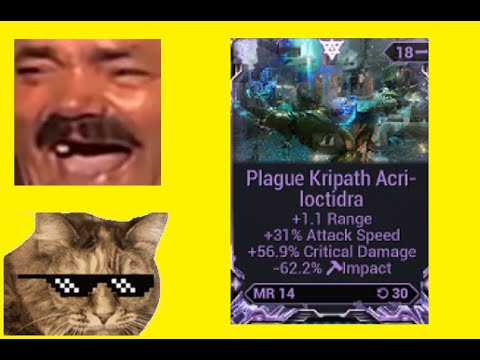 Plague Kripath God / Godly Riven Testing Warframe 2020