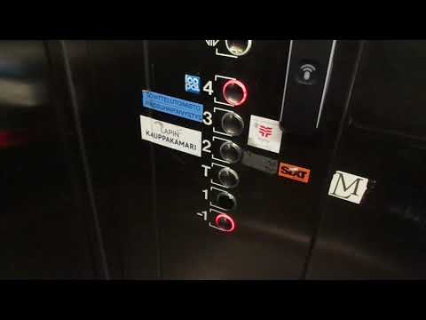 Old 1966 KONE (Mod by OTIS in 2006) Tr. Elevator @ Maakuntakatu 29-31 B, Rovaniemi, Finland