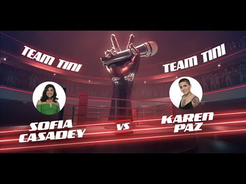 ¡Tini, Cali y El Dandee preparan a Sofía Casadey y K. Paz para la batalla! - La Voz Argentina 2018
