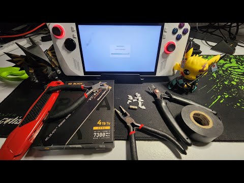 Actualización de SSD a 4TB en la ASUS ROG Ally