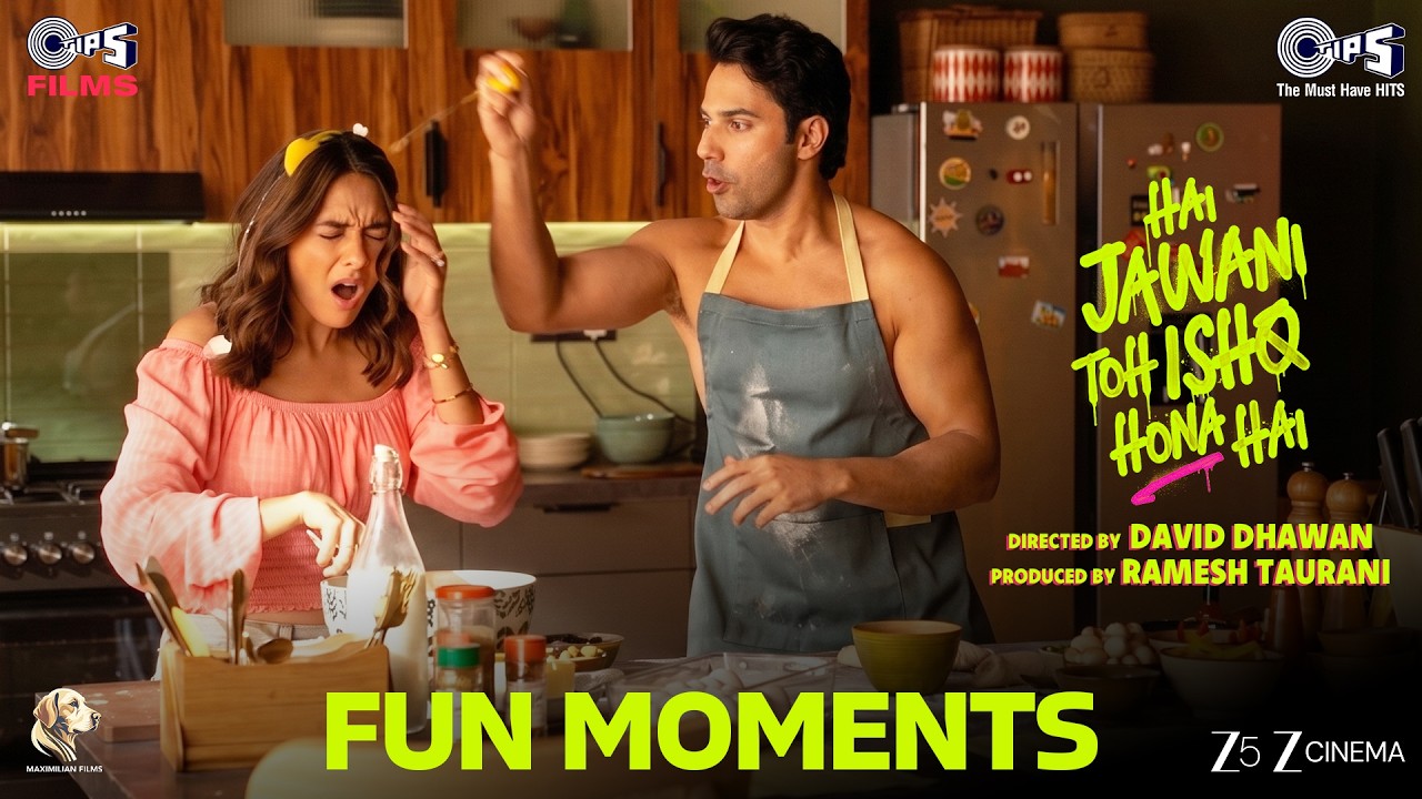 Varun Dhawan & Mrunal Thakur Fun Moments | Hai Jawani Toh Ishq Hona Hai | In Cinemas June 5