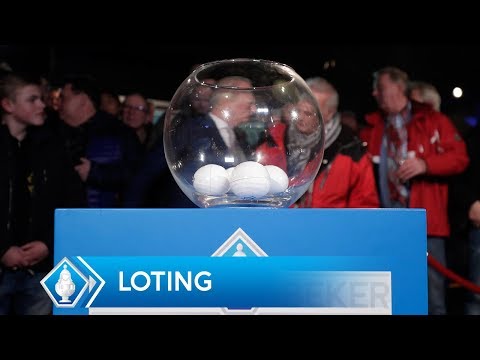 Loting 1e ronde KNVB Beker 2017/'18
