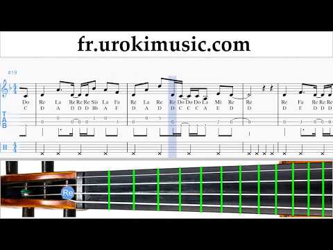 Cours de Violon Axel F - Crazy Frog Tuto Partitions um-i829