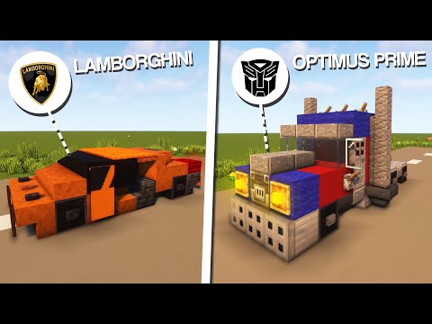 Minecraft: 5 Car & Vehicle Builds!
