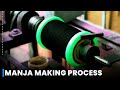 Manufacturing of Kite Thread (Manjha) | Colorful Manjha Making | Manjha Making Factory