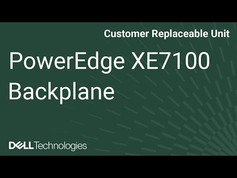 Dell  PowerEdge XE7100: Remove/Install Expander Backplane