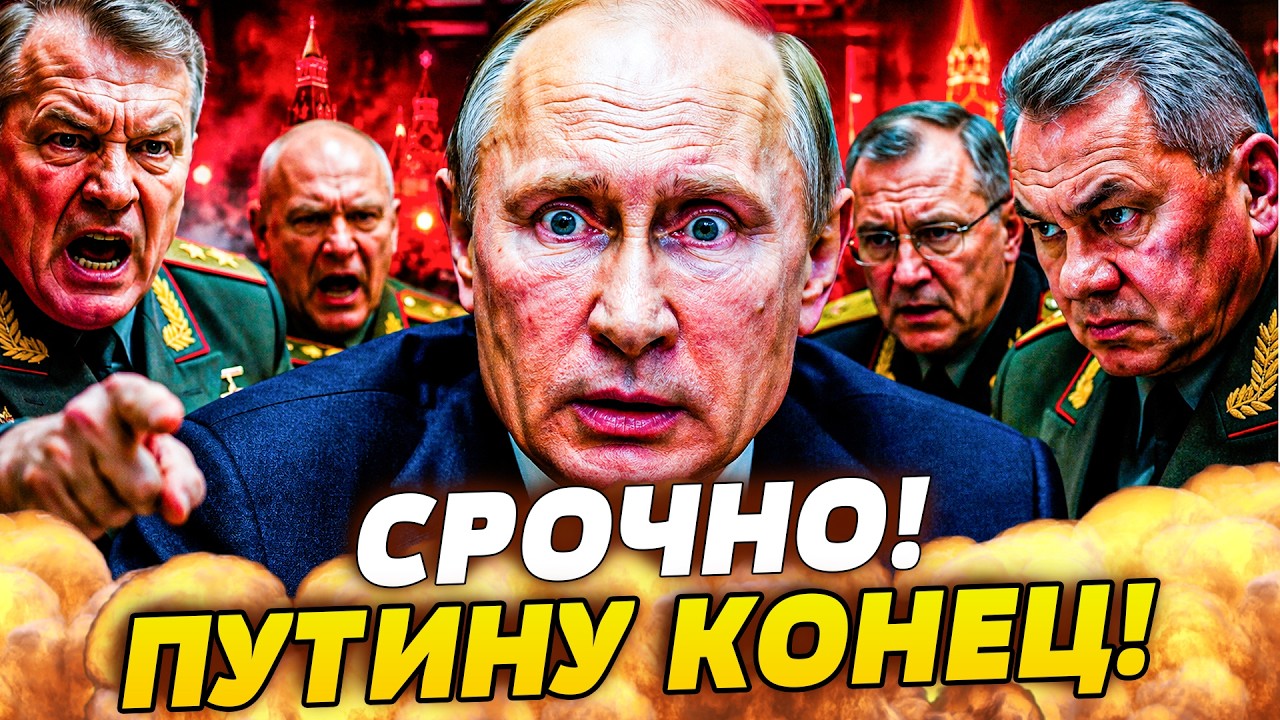 💥СЛУЧИЛОСЬ! ГЕНЕРАЛЫ РФ НАКИНУЛИСЬ НА ПУТИНА! КРЕМЛЬ ТРЕЩИТ ПО ШВАМ! РУССКИ?