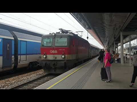 Einfahrt ÖBB EC 159 "Croatia" Wien Hbf - Zagreb Gl. K in Wien Meidling (28.08.2023)