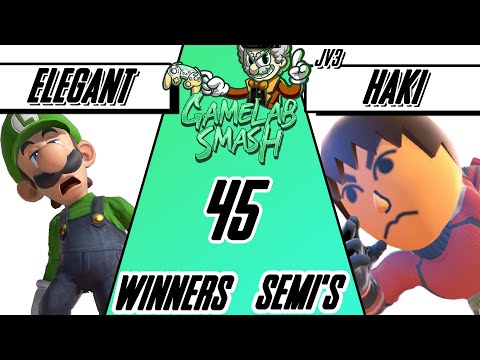 GameLab-Smash #45 Elegant (Luigi) Vs Haki (Mii Brawler)