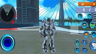 Police Car Optimus Robot Helicopter Transformers || Android Gameplay