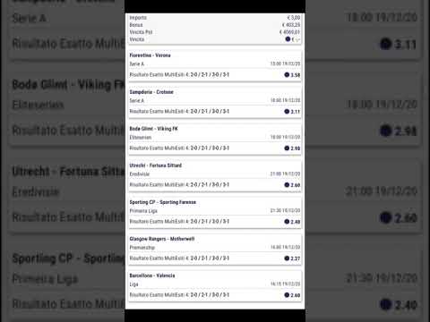 SCHEDINA CALCIO 19/12/2020||VINCITA 4.000 euro