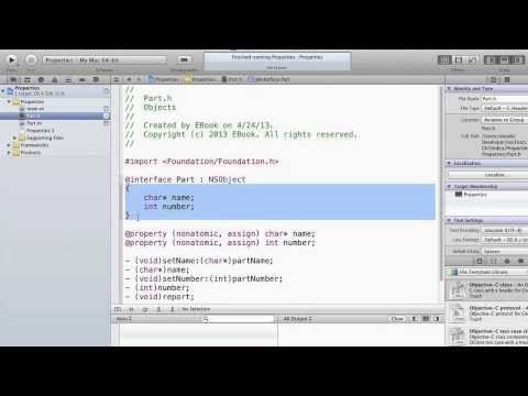 PROPERTIES IN OBJECTIVE C