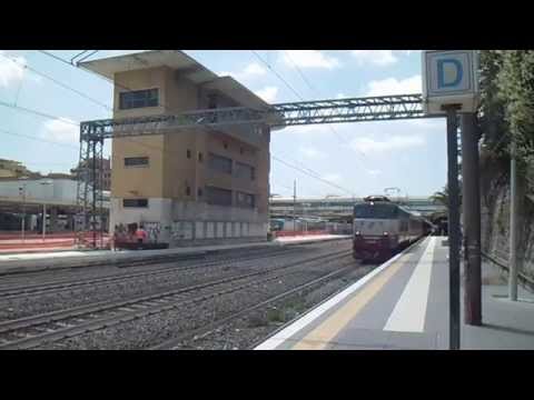 E656.040 sull' IC 505 "Tirreno" Ventimiglia - Roma Termini, in partenza da Roma Ostiense