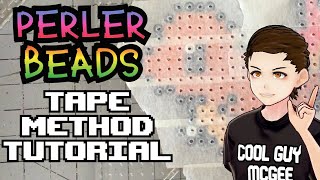 How To Use The Tape Method for Perler Beads