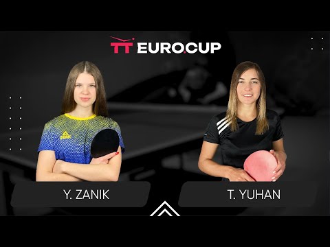 09:30 Yulianna Zanik - Tetiana Yuhan 14.01.2024 TT Euro.Cup Women Ukraine Master. TABLE 4
