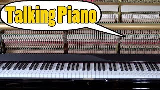 TALKING PIANO - Can You Understand What the Piano Says and Sing?