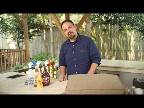How to clean Sunbrella outdoor cushions | UltimatePatio.com Video