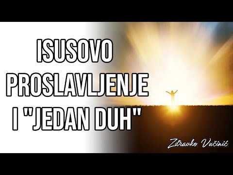 Isusovo proslavljenje i “jedan Duh”, Zdravko Vučinić