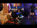 200615 앞스쿼트166kg+프레스61kg!!avi